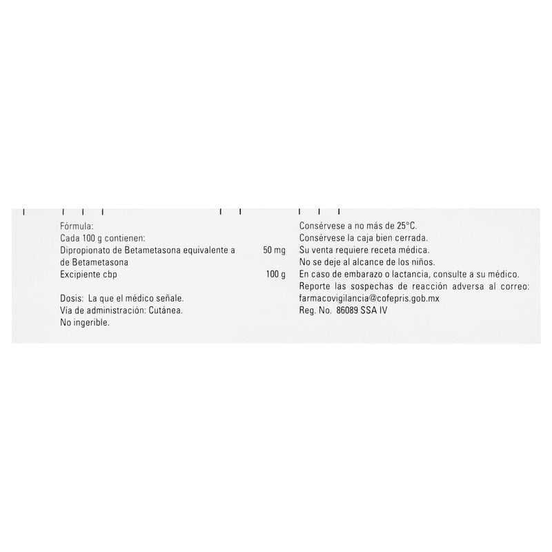 Diprosone Ung 0.05% 30G (Betametasona) - WeCare Pharma