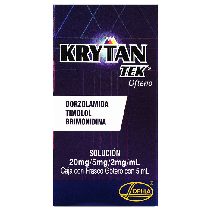 Krytantek Ofteno Gotas 20Mg/5Mg/2Mg 5Ml (Dorzolamida/Timolol/Brimonidina) - WeCare Pharma