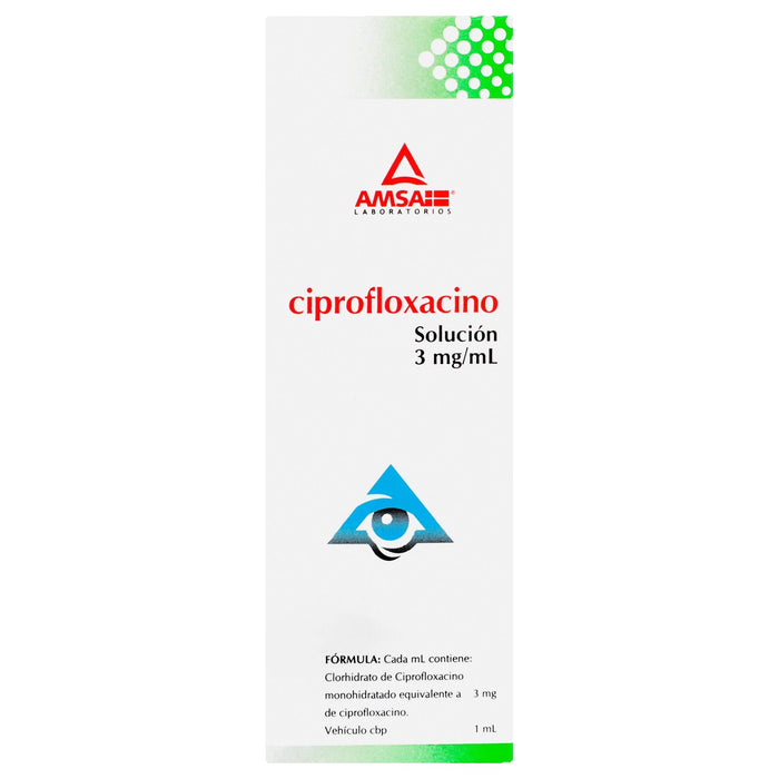 Ciprofloxacino 3 Mg Solución Oftálmica 5 Ml Amsa - WeCare Pharma