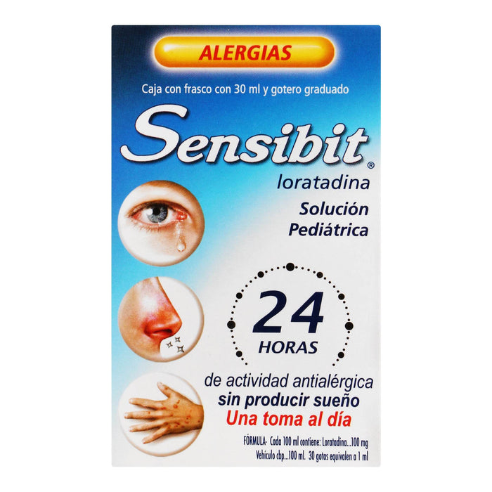 Sensibit Ped Solución 1% 30Ml (Loratadina) - WeCare Pharma