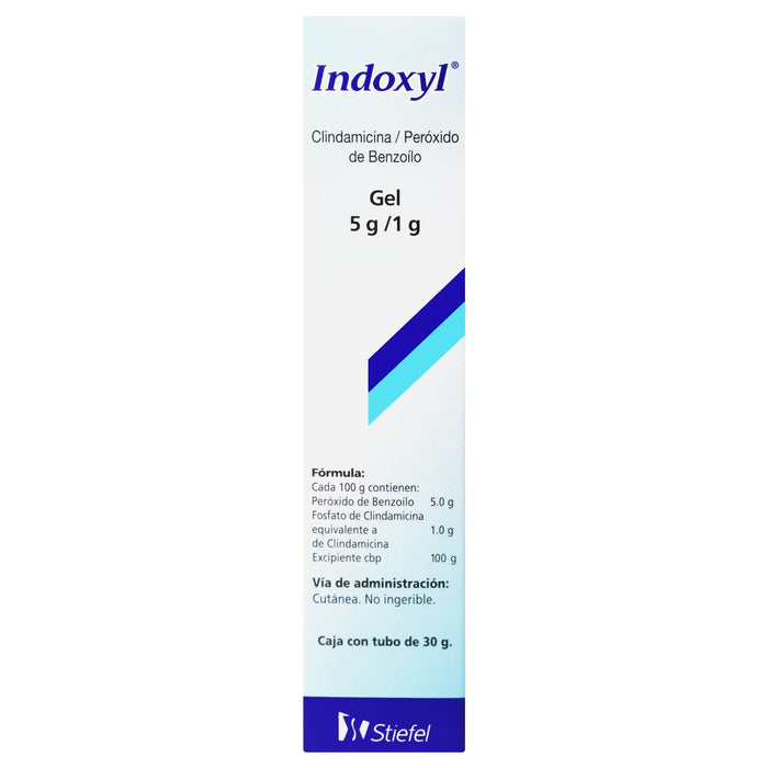 Indoxyl Gel 5G/1G 30G (Clindamcina/Peroxido De Benzoilo) - WeCare Pharma