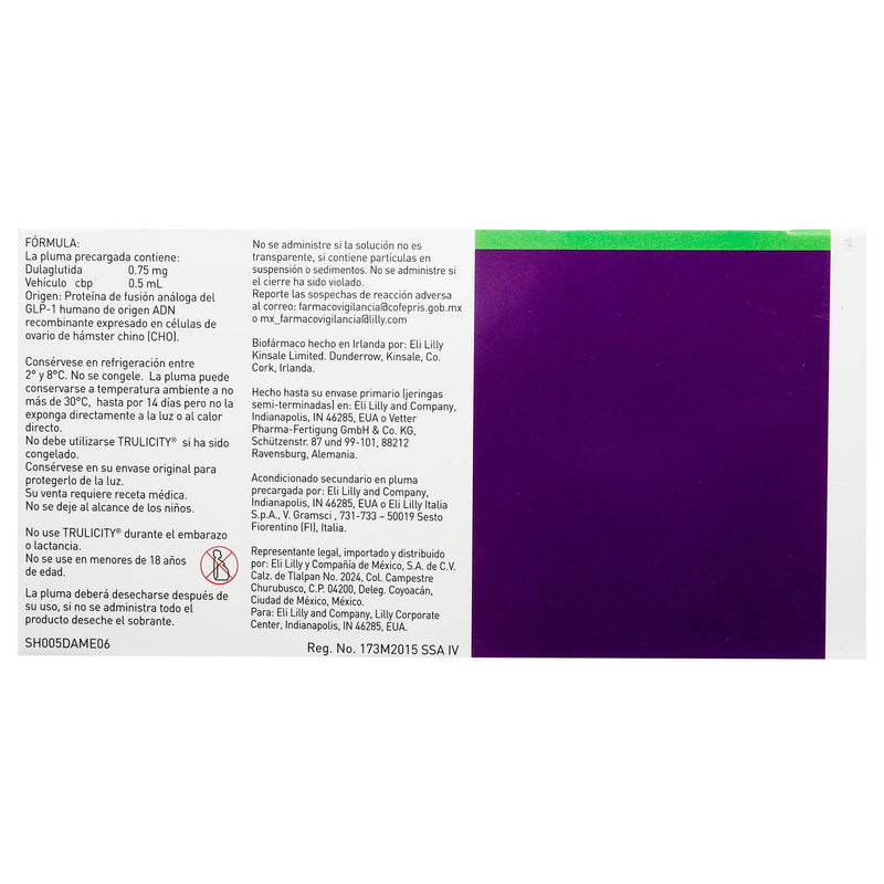Trulicity Pluma 0.75Mg/0.5Ml Con 2 (Dulaglutida) - WeCare Pharma