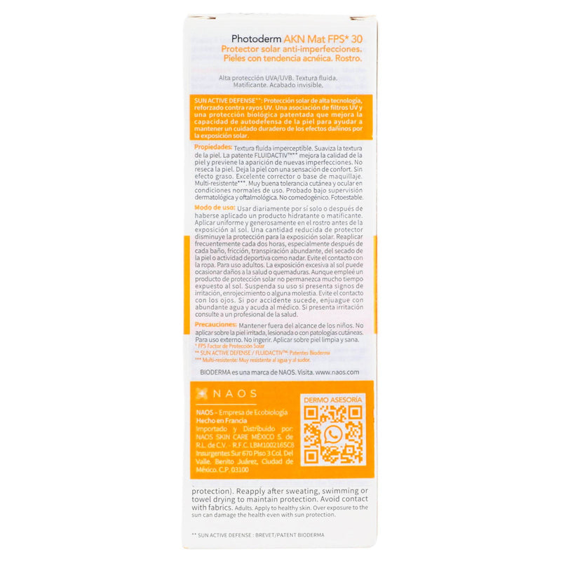 Bioderma Photoderm Akn Mat Fps30 40Ml - WeCare Pharma