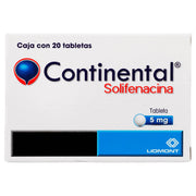 Continental 5Mg Con 20 Tabletas (Solifenacina) - WeCare Pharma