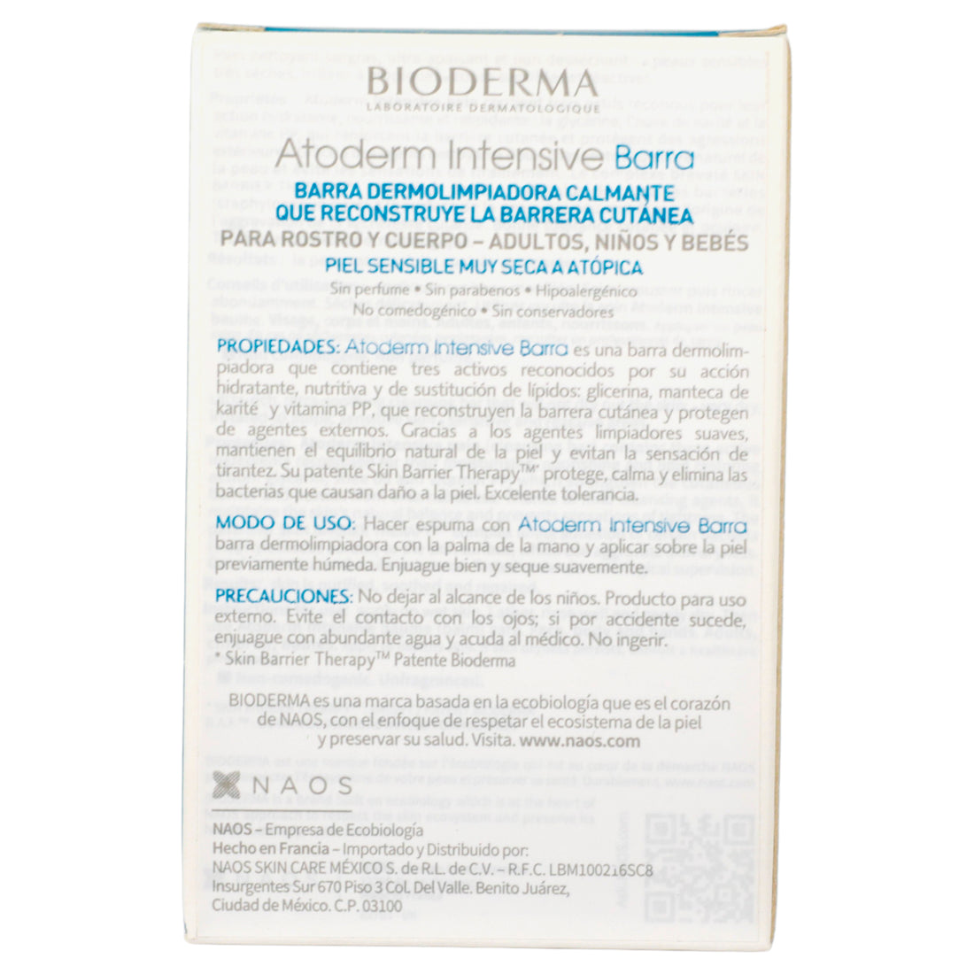 Bioderma Atoderm Intensive Barra 150G 5 - 3401399373527