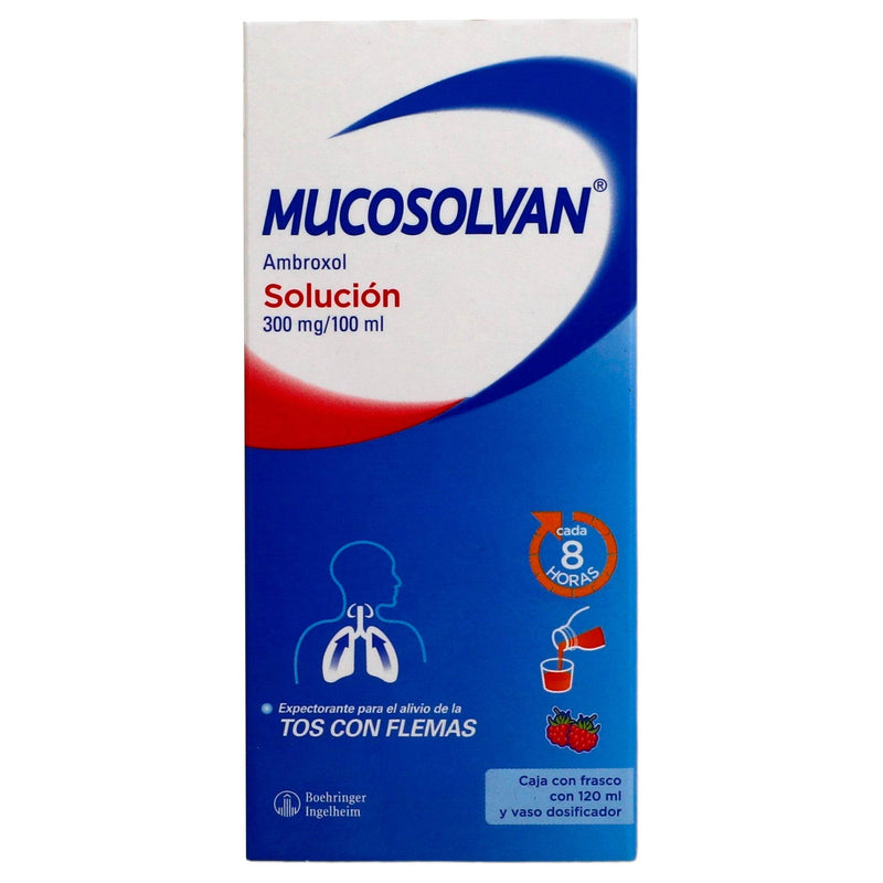 Mucosolvan Solución 300Mg/100Ml 120Ml (Ambroxol) - WeCare Pharma