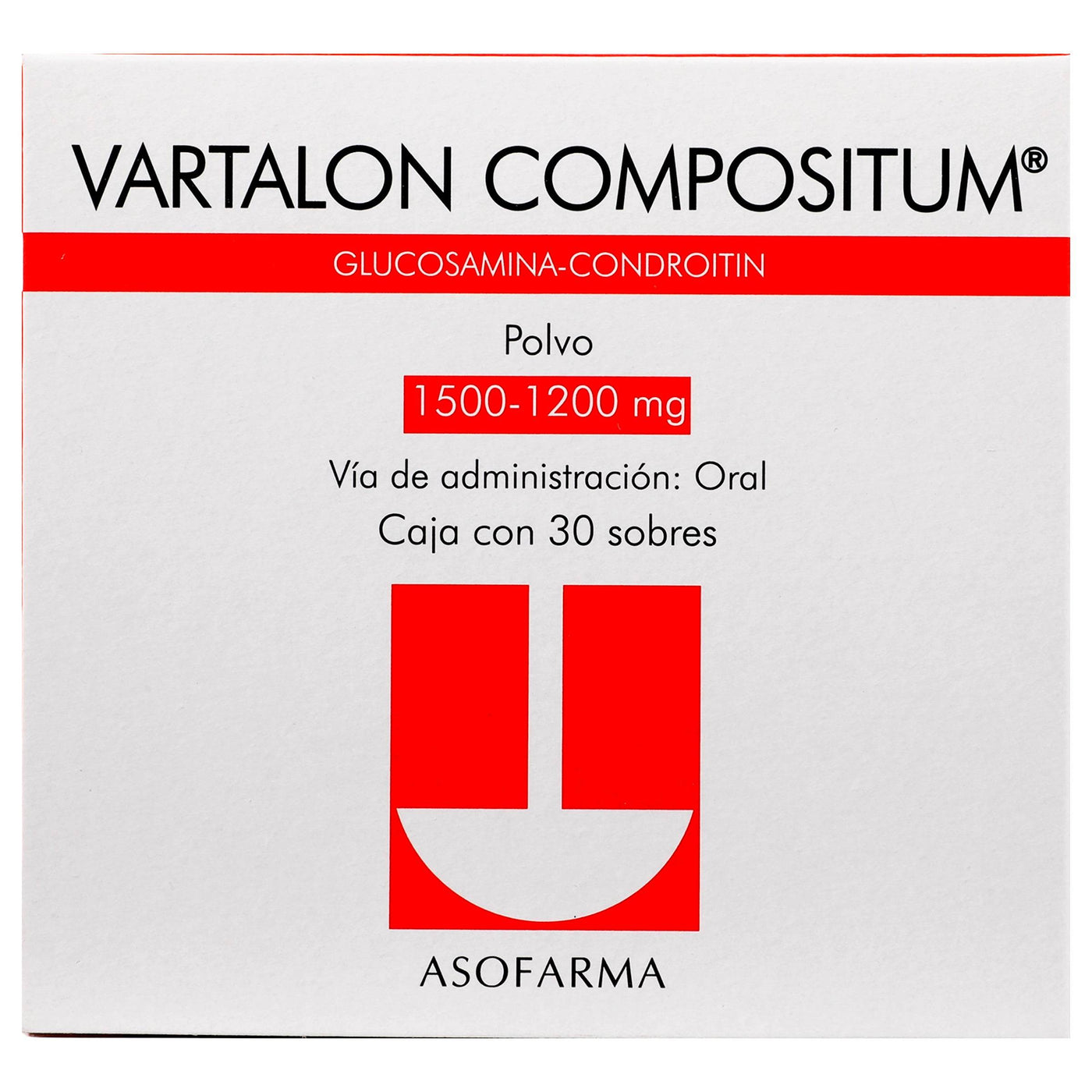Vartalon Compositum Polvo 1500Mg/1200Mg Con 30 (Glucosamina/Condroitin