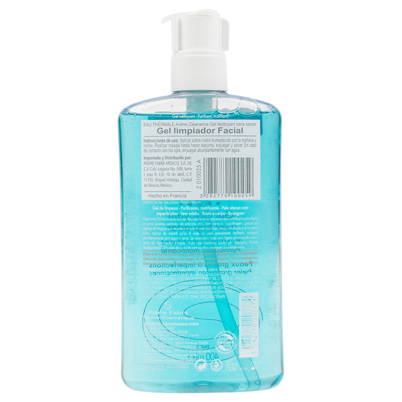 Avene Gel Limpiador Facial Piel Grasa 400Ml - WeCare Pharma