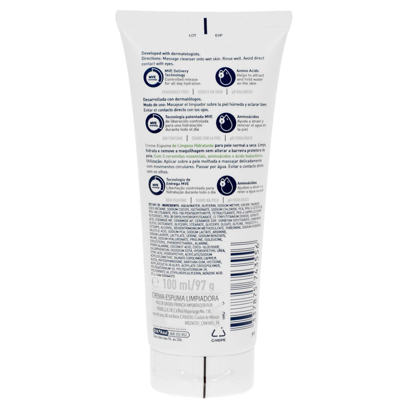 Cerave Crema Espuma Hidratante 100Ml - WeCare Pharma