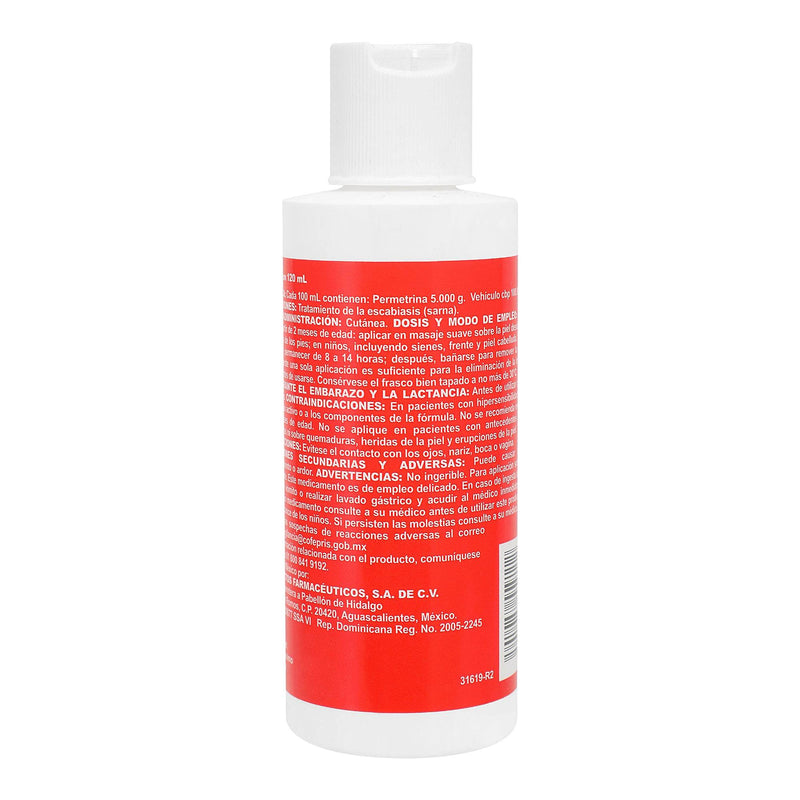 Scabisan Emulsion Solución 120Ml (Permetrina) - WeCare Pharma