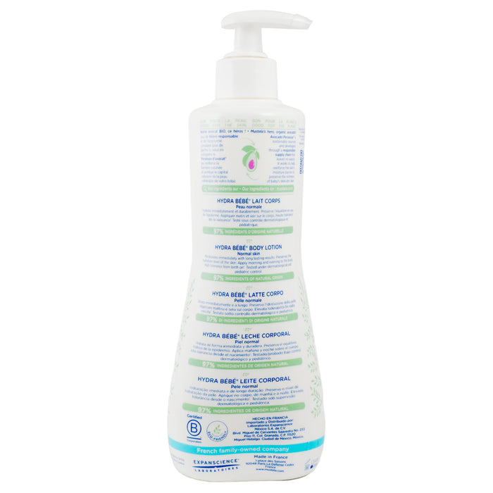 Mustela Loción Corporal Hydra Bebe 500Ml 7 - 3504105035501