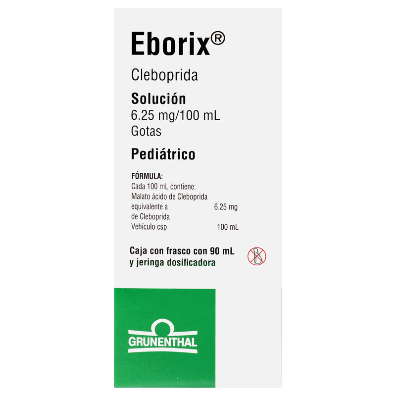Eborix Solución 6.25Mg/100Ml Frasco 90Ml (Cleboprida) - WeCare Pharma
