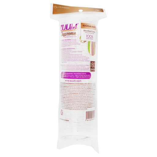 Pads Facial Algodón Zuum Con 80 - WeCare Pharma