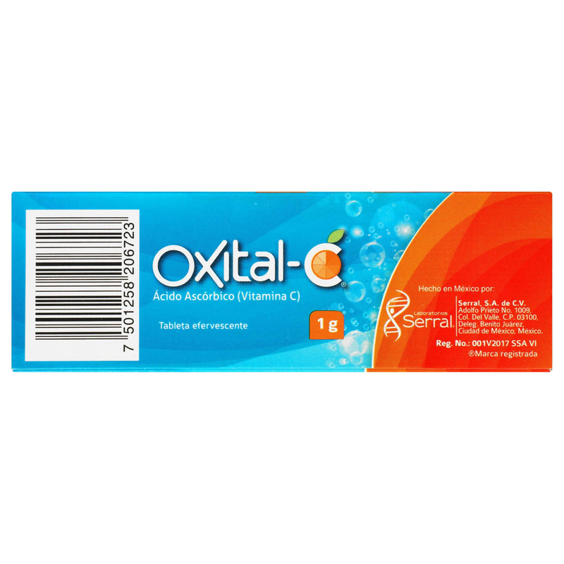 Oxital-C 1G Con 10 Tabletas (Acido Ascorbico) - WeCare Pharma