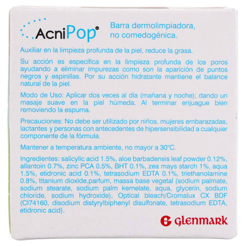 Acnipop Dermolimpiador Barra 90G - WeCare Pharma