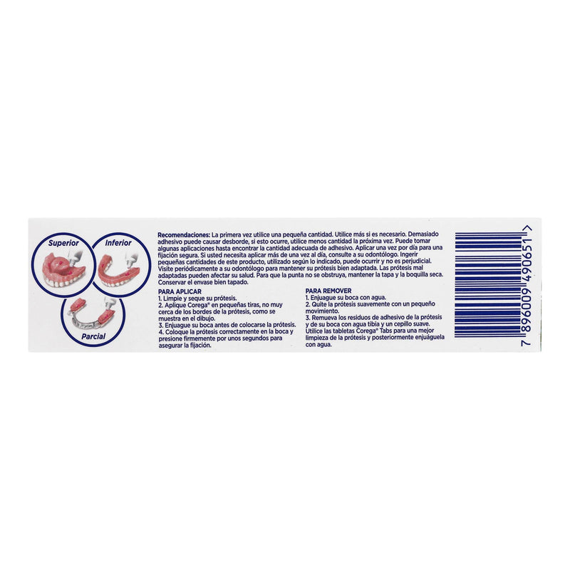 Corega Ultra Cra Adhesiva Sin Sabor 40G - WeCare Pharma