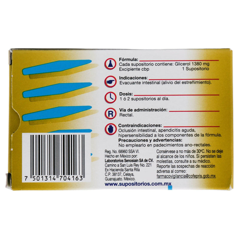 Senosiain Niño Sup 1380Mg Con 10 (Glicerol) - WeCare Pharma