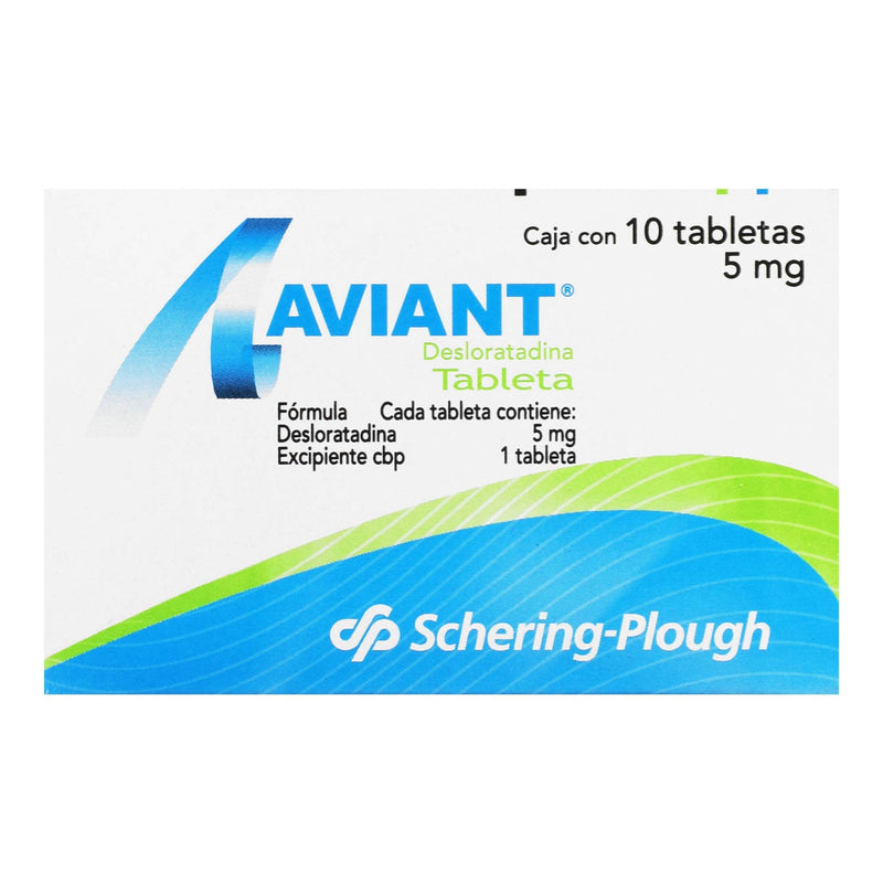 Aviant 5Mg Con 10 Tabletas (Desloratadina) - WeCare Pharma