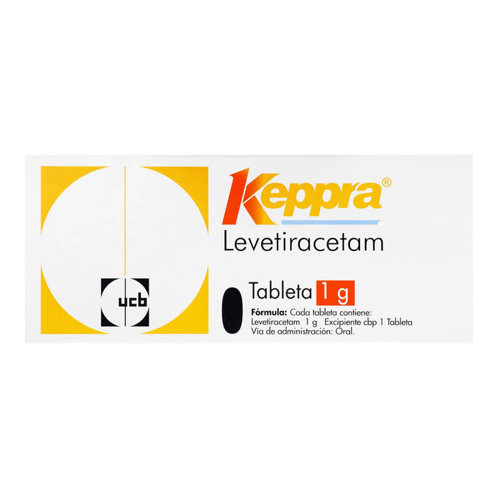 Keppra 1G Con 30 Tabletas (Levetiracetam) - WeCare Pharma