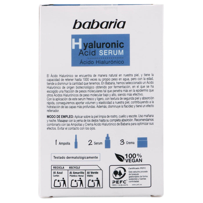 Babaria Serum Acido Hialuronico 30Ml - WeCare Pharma