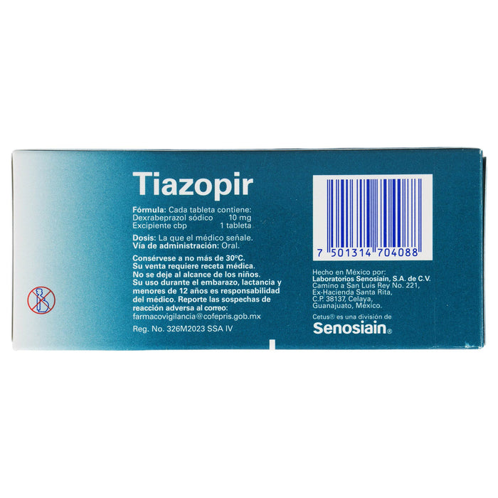 Tiazopir (Dexrabeprazol) 10Mg Tabletas Con 28 - WeCare Pharma