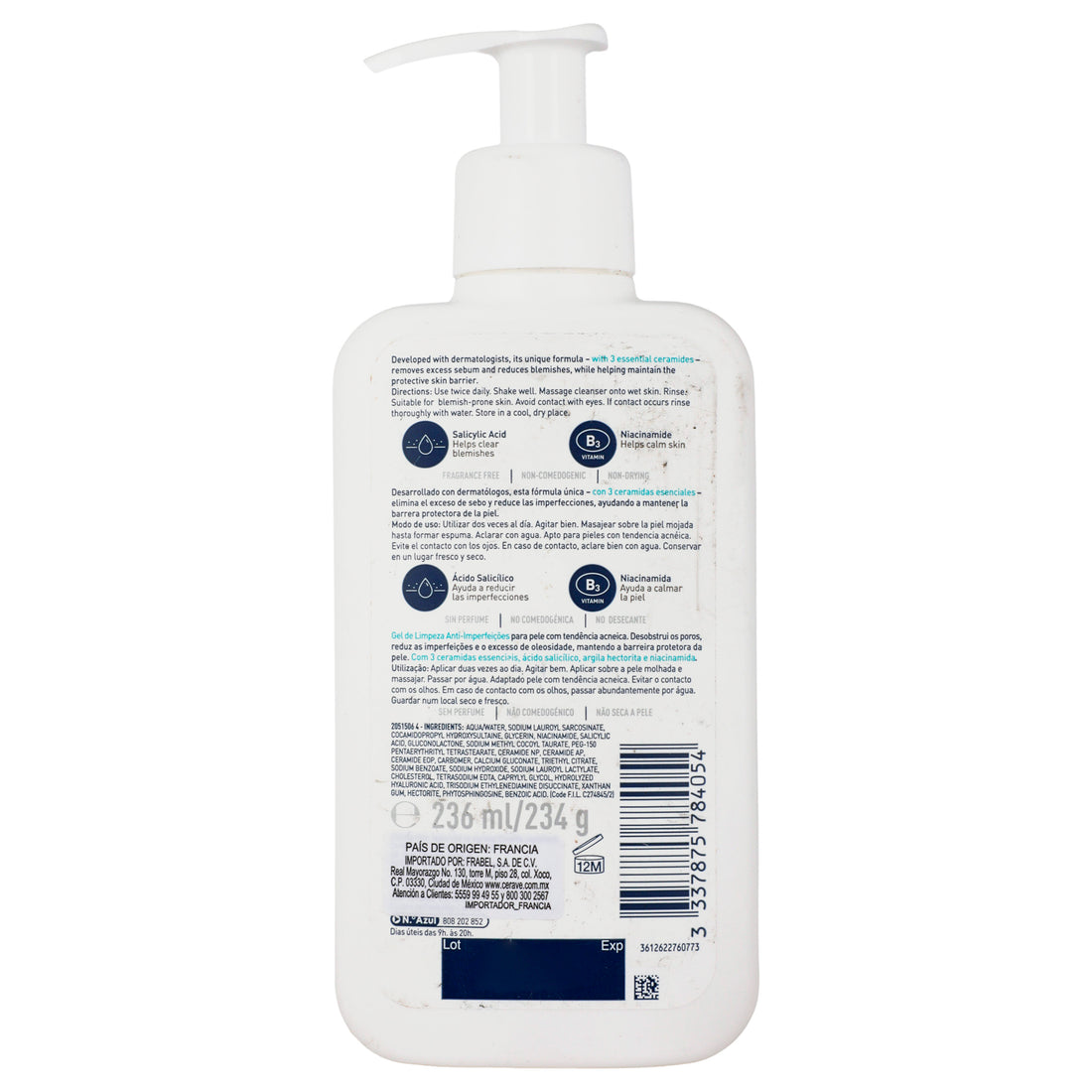 Cerave Limpiador Control Imperfecciones 236Ml 7 - 3337875784054