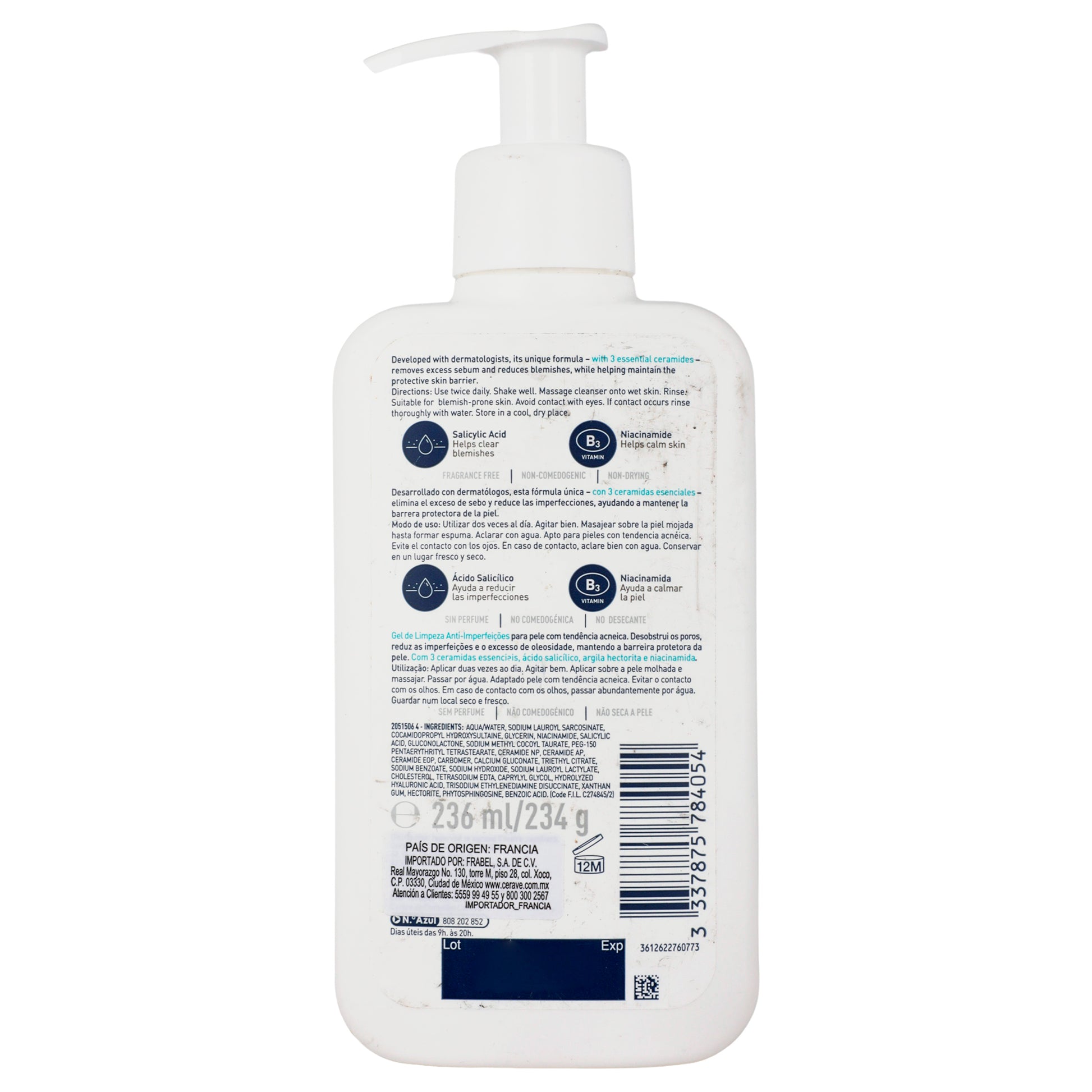 Cerave Limpiador Control Imperfecciones 236Ml 7 - 3337875784054