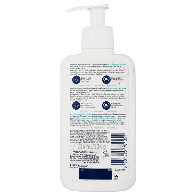 Cerave Limpiador Control Imperfecciones 236Ml - WeCare Pharma