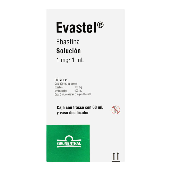 Evastel Solución 1Mg/Ml 60Ml (Ebastina) - WeCare Pharma