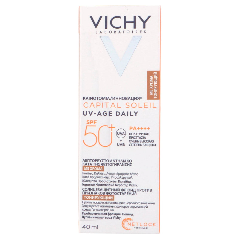 Vichy Capital Soleil Uv Age Color Fps50 40Ml - WeCare Pharma