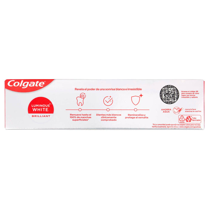 Colgate Pasta Dental Luminous White Brilliant 125Ml - WeCare Pharma