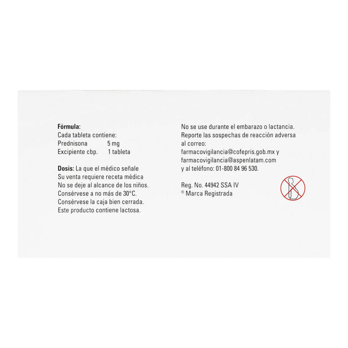 Meticorten 5Mg Con 30 Tabletas (Prednisona) - WeCare Pharma