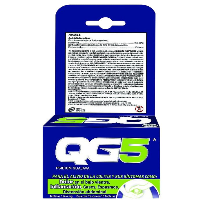 Qg5 166.6Mg Con 10 Tabletas (Psidium Guajava) 7 - 650240028533