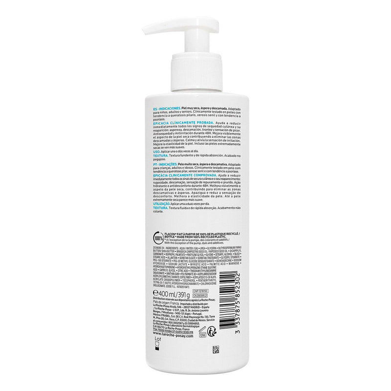 La Roche -Posay Leche Hidratante Lipikar Urea 10% 400Ml - WeCare Pharma