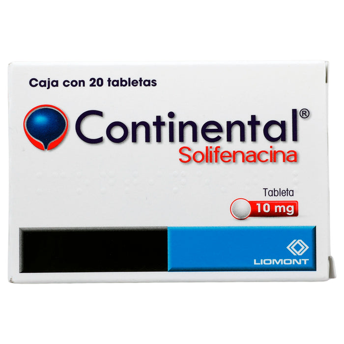 Continental 10Mg Con 20 Tabletas (Solifenacina) 6 - 7501299308806