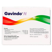 Gavindo Ncap 300Mg/100Mg/0.200Mg Con 60 (Gabapentina/Tiamina/Cinocobalamina) - WeCare Pharma