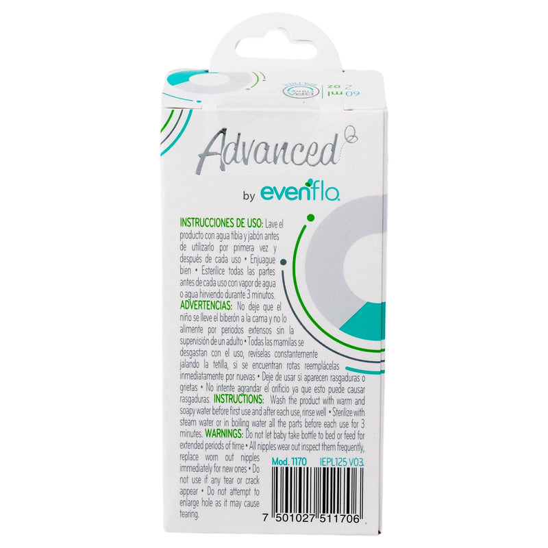 Biberon Advance Flujo Lento 2Oz Avent - WeCare Pharma