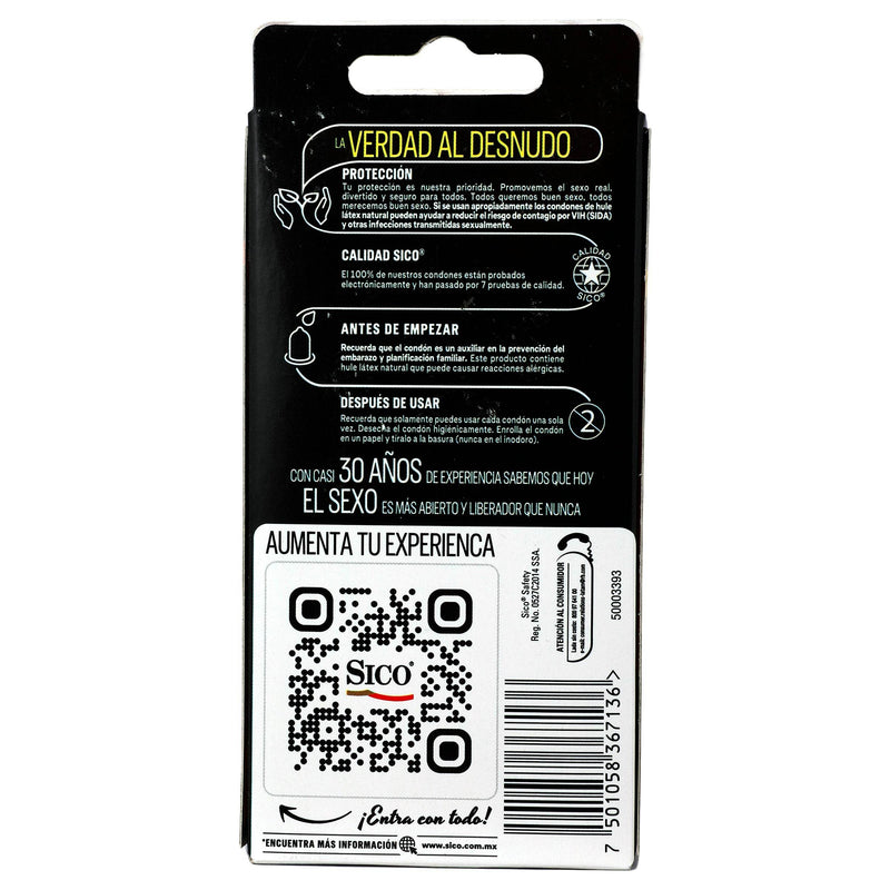 Condón Sico Safety Con 9 - WeCare Pharma