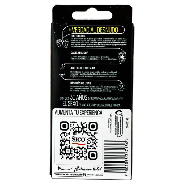 Condón Sico Safety Con 9 - WeCare Pharma