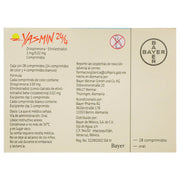 Yasmin 3Mg/0.02Mg Con 28 Comprimidos (Drospirenona/Etinilestradiol) - WeCare Pharma