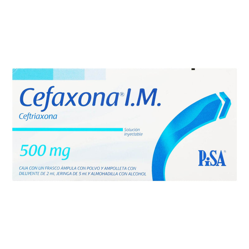 Cefaxona I 500Mg Con 1 Ampulas (Ceftriaxona) - WeCare Pharma