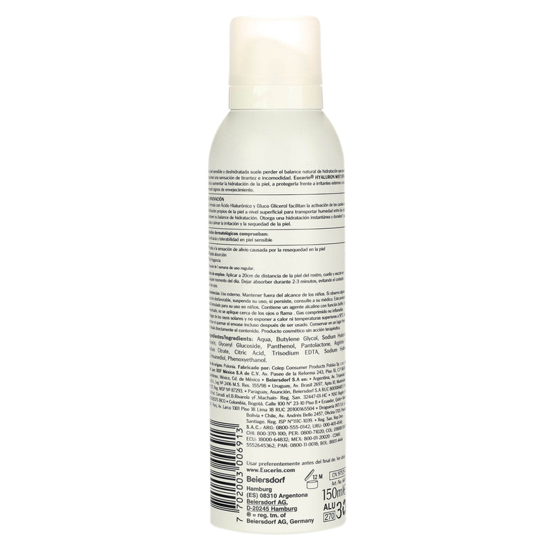 Eucerin Hyaluron Mist Spray 150Ml - WeCare Pharma