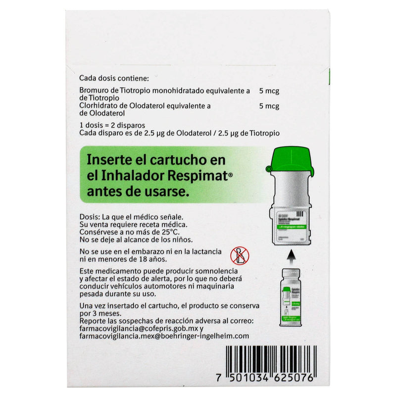 Spiolto Respimat Solución 0.226Mg/0.226Mg 30D (Tiotropio/Olodaterol) - WeCare Pharma