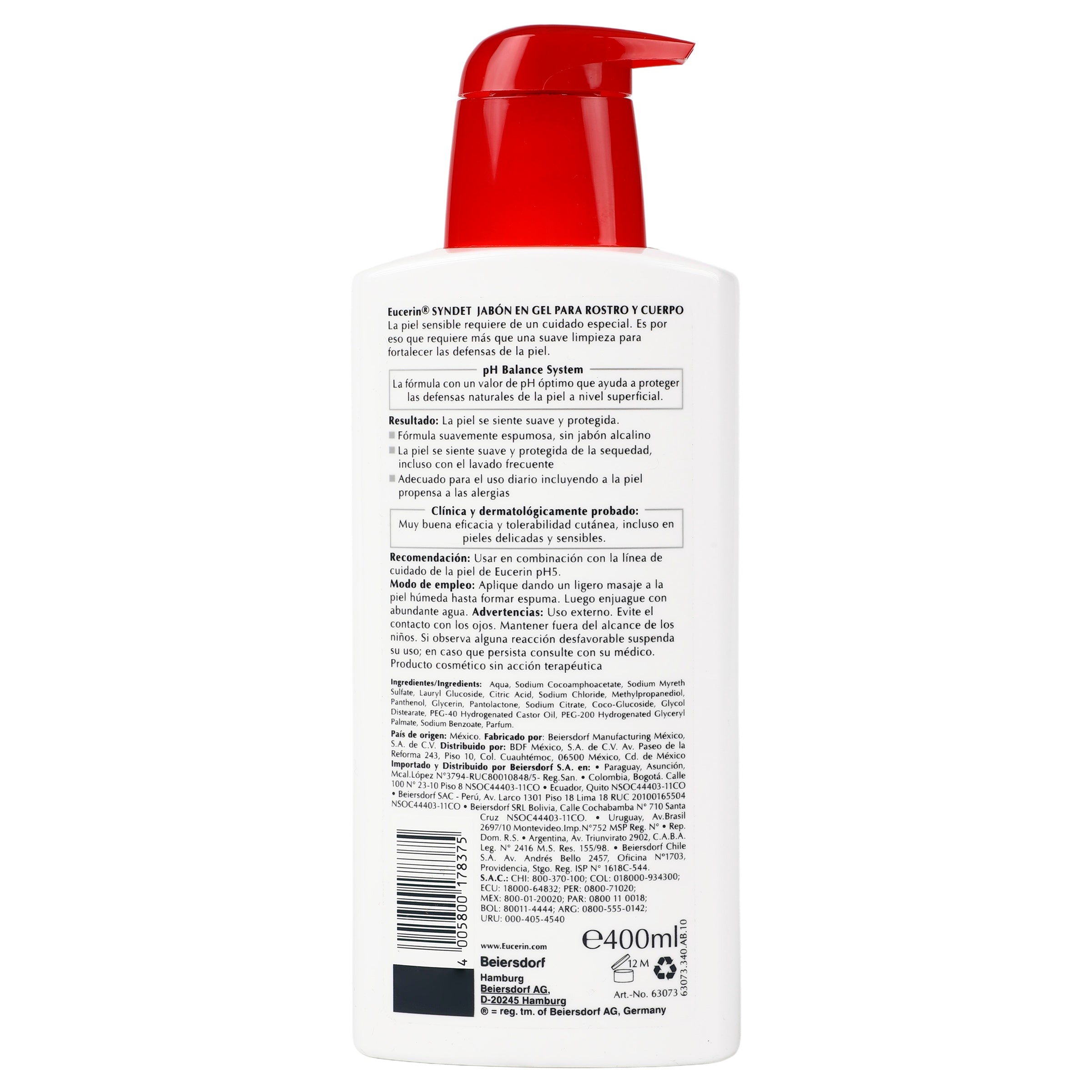 Eucerin Ph Syndet Gel 400Ml 7 - 4005800178375