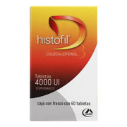 Histofil 4000Unid Con 60 Tabletas (Colecalciferol) - WeCare Pharma