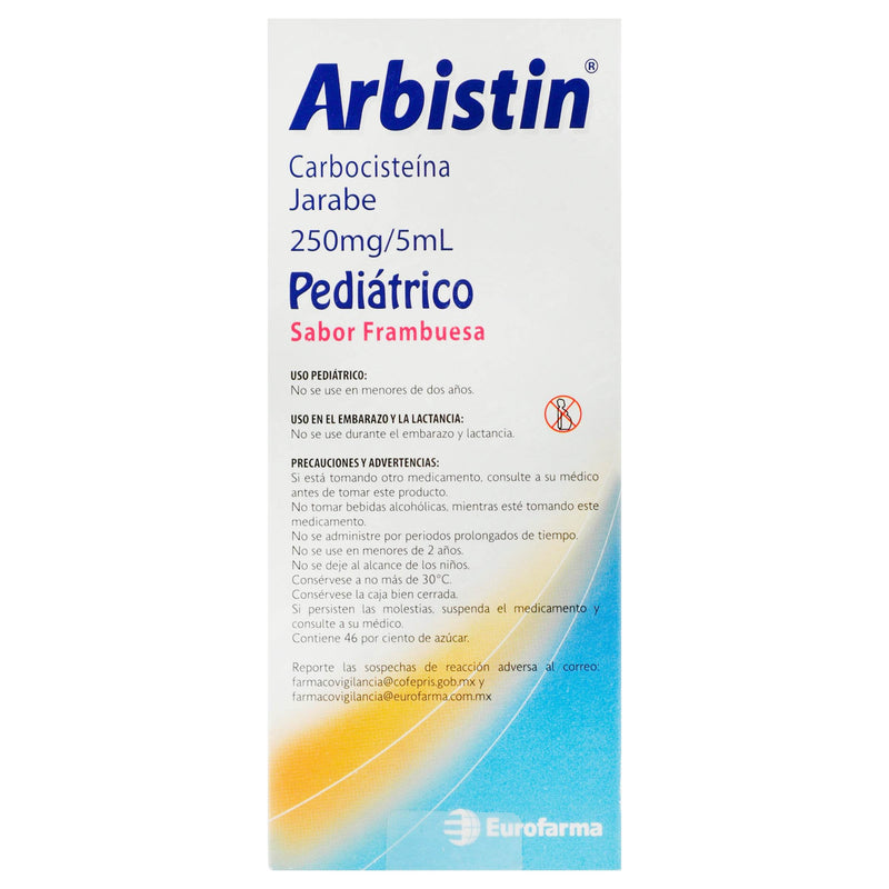 Arbistin Ped Jarabe 250Mg/5Ml 150Ml (Carbocisteina) - WeCare Pharma