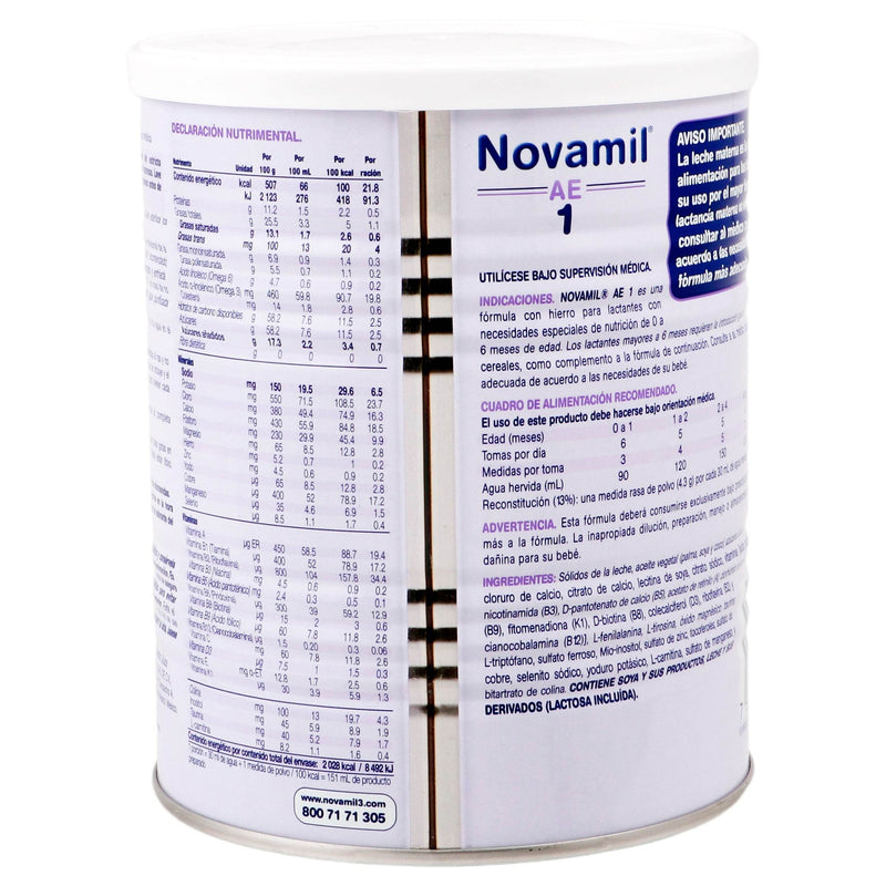 Novamil Ae 1 (Formula Lactea) Lata 400G - WeCare Pharma