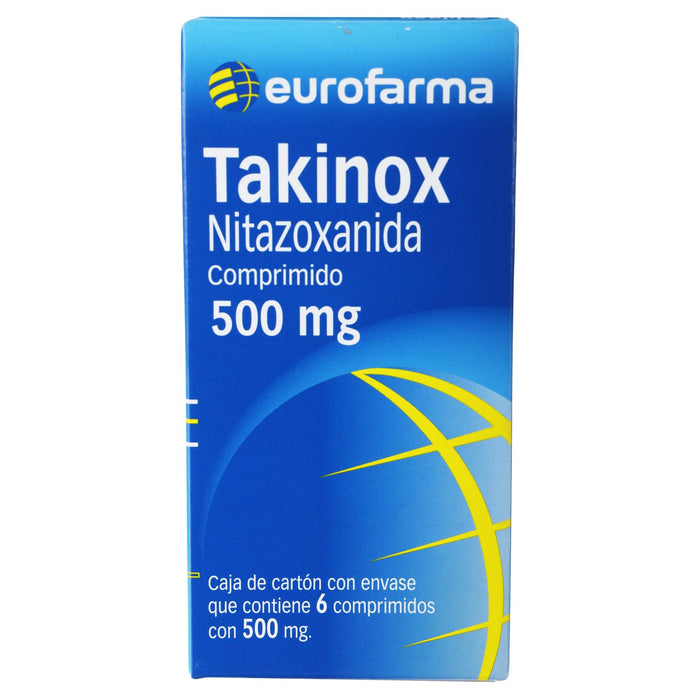 Takinox (Nitazoxanida) Comp 500Mg Con 6 - WeCare Pharma