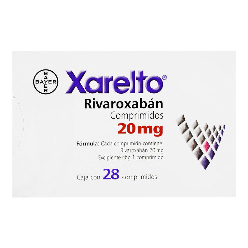 Xarelto 20Mg Con 28 Comprimidos (Rivaroxaban) - WeCare Pharma