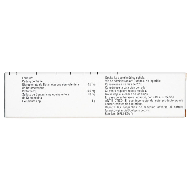 Quadriderm Nf Crema 0.05G/1G/0.10G 15G (Betametasona/Clotrimazol/Gentamicina) - WeCare Pharma